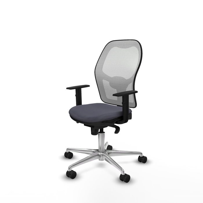 PIQUERAS Y CRESPO Silla de oficina Jorquera Gris oscuro y Blanco PIQUERAS Y CRESPO Silla de oficina Jorquera Gris oscuro y Blanco