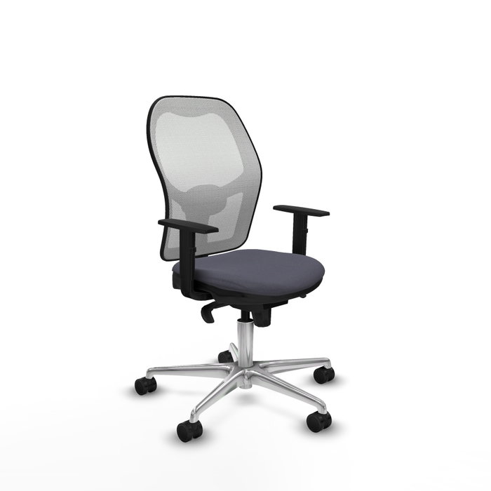 PIQUERAS Y CRESPO Silla de oficina Jorquera Gris oscuro y Blanco PIQUERAS Y CRESPO Silla de oficina Jorquera Gris oscuro y Blanco