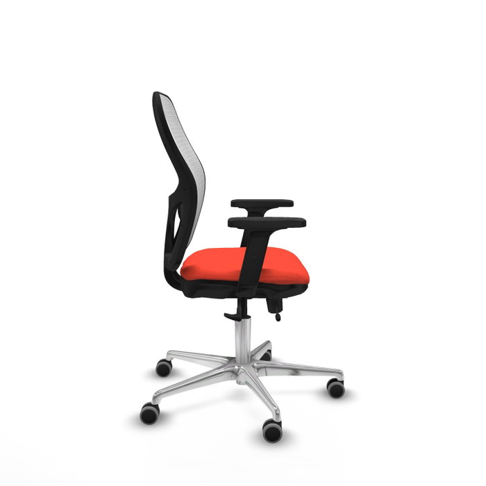 PIQUERAS Y CRESPO Silla de oficina Jorquera Naranja oscuro y Blanco