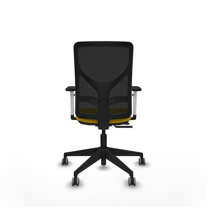 PIQUERAS Y CRESPO Silla de oficina Motilla con mecanismo Sincro/Traslack, Amarillo y Negro PIQUERAS Y CRESPO Silla de oficina Motilla con mecanismo Sincro/Traslack, Amarillo y Negro