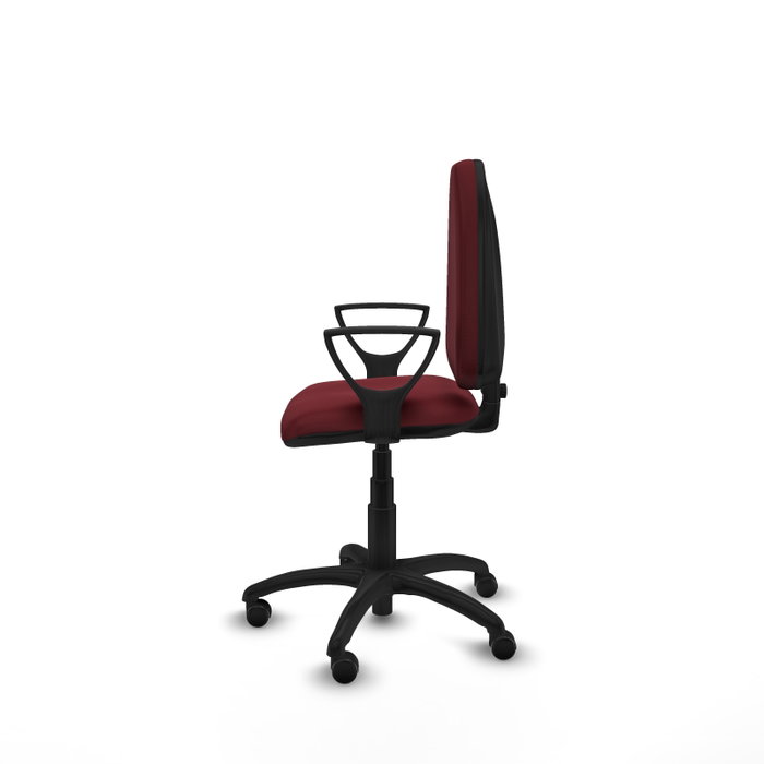 PIQUERAS Y CRESPO Silla de oficina Aýna Granate con Brazos Fijos PIQUERAS Y CRESPO Silla de oficina Aýna Granate con Brazos Fijos
