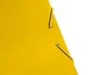 Liderpapel Carpeta de gomas con tres solapas color amarillo tamaño folio
