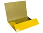 Liderpapel Carpeta Gomas Tres Solapas Cartón Plastificado Folio Color Amarillo