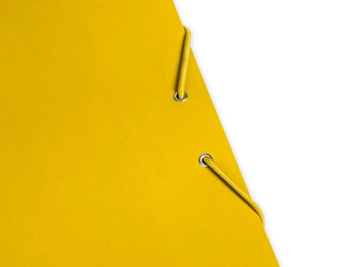 Liderpapel Carpeta Gomas Tres Solapas Cartón Plastificado Folio Color Amarillo