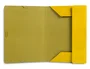 Liderpapel Carpeta Gomas Tres Solapas Cartón Plastificado Folio Color Amarillo