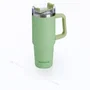 Muitomas TRAVELMUG900GN Taza de Viaje Acero Inoxidable Doble Pared 900 ml, A Prueba de Fugas, Color Verde