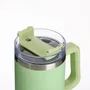 Muitomas TRAVELMUG900GN Taza de Viaje Acero Inoxidable Doble Pared 900 ml, A Prueba de Fugas, Color Verde