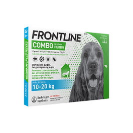 Frontline Combo para perro 10-20kg, 3 pipetas