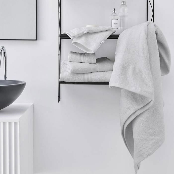 Today Set de 4 Toallas de Baño Essential - Tiza (2x 50x90 cm y 2x 70x130 cm)bu