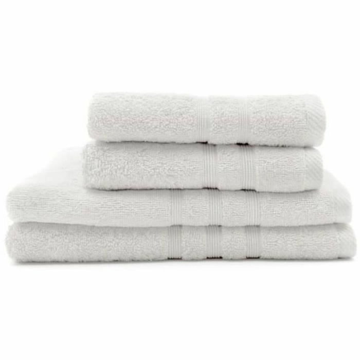 Today Set de 4 Toallas de Baño Essential - Tiza (2x 50x90 cm y 2x 70x130 cm)bu