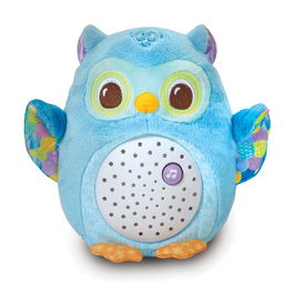 V-Tech Proyector Peluche Búho Estrellitas 80-566922 para Bebés con Melodías y Temporizador