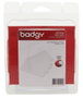 Badgy Tarjeta de PVC Blanca Gruesa 0,76 mm Pack de 100