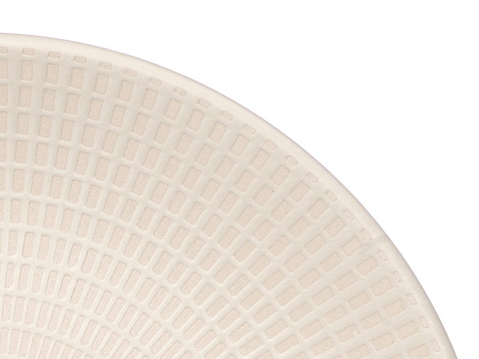 Vessia Plato Llano 27 cm Beige Grabado en Cerámica (Set de 12) Vessia Plato Llano 27 cm Beige Grabado en Cerámica (Set de 12)