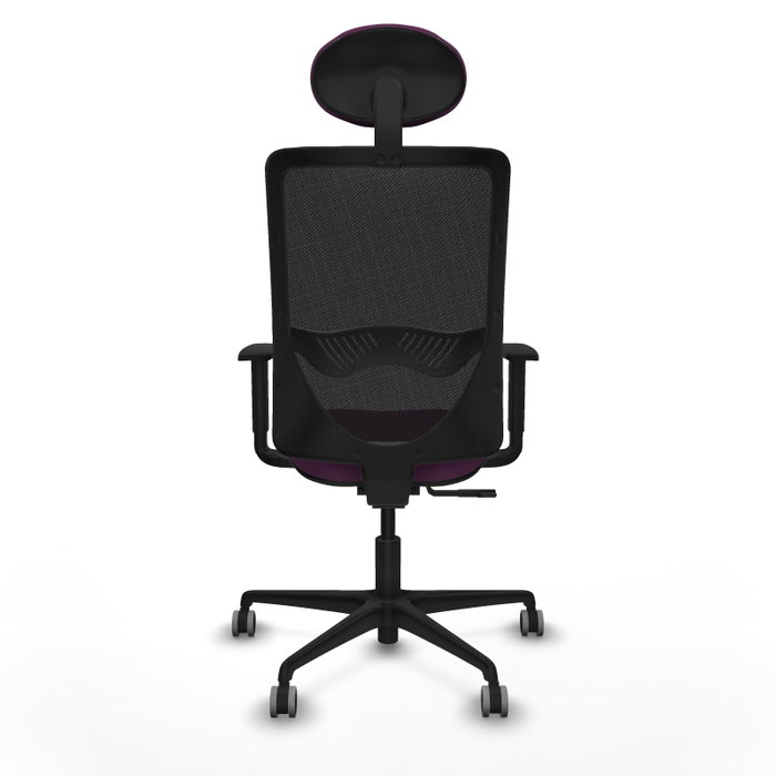 PIQUERAS Y CRESPO Silla de oficina Zulema con mecanismo Sincro, Morado y Negro PIQUERAS Y CRESPO Silla de oficina Zulema con mecanismo Sincro, Morado y Negro