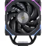 Einarex EXAC-GL-100-R-B Glide G100 Ventilador CPU Refrigerador de Aire 120mm RGB Negro - Compatible con Intel LGA 1150/1151/1200/1700/1851/2011 y AMD AM4/AM5 - PWM, HDB, 2600 RPM