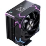 Einarex EXAC-GL-100-R-B Glide G100 Ventilador CPU Refrigerador de Aire 120mm RGB Negro - Compatible con Intel LGA 1150/1151/1200/1700/1851/2011 y AMD AM4/AM5 - PWM, HDB, 2600 RPM