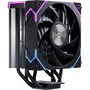 Einarex EXAC-GL-100-R-B Glide G100 Ventilador CPU Refrigerador de Aire 120mm RGB Negro - Compatible con Intel LGA 1150/1151/1200/1700/1851/2011 y AMD AM4/AM5 - PWM, HDB, 2600 RPM