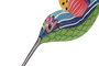 DKD Home Decor Decoración de pared metal Colibrí mate Multicolor