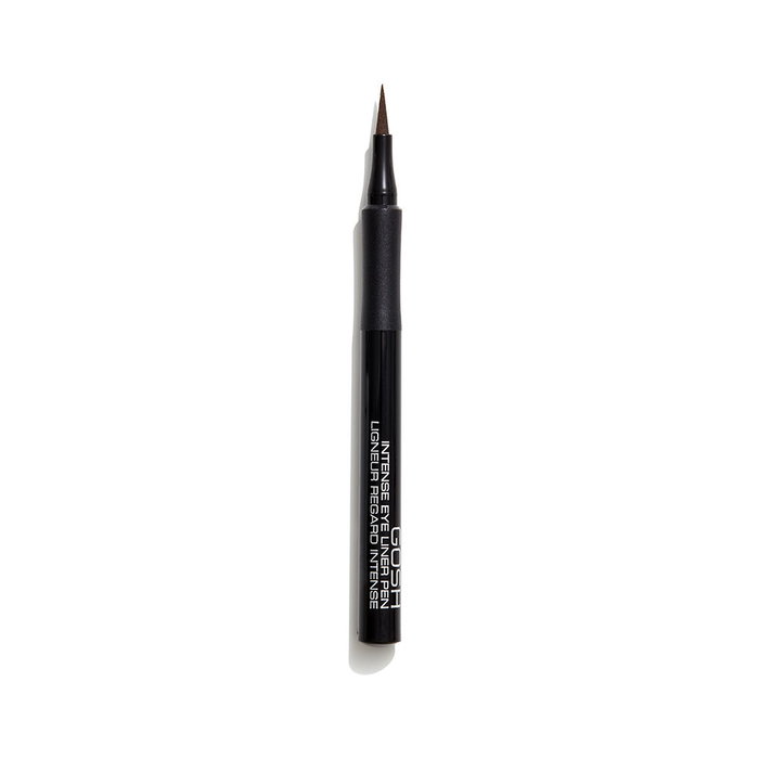 Gosh Delineador de Ojos Rotulador INTENSE eyeliner pen #03 Brown - Larga Duración, Pigmentos Intensos, 1.2 g