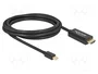 DeLOCK 83699 Cable Adaptador Pasivo Mini DisplayPort a HDMI 2 m