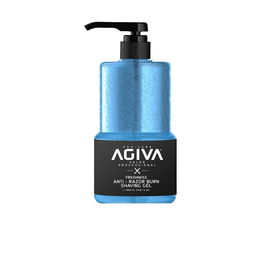 Agiva Gel de Afeitar Anti-Irritación Freshness para un Afeitado Suave y Delicado, Formato Profesional 1000ml