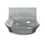 DKD Home Decor Portavelas de Cristal Transparente y Dorado 17x17x28 cm