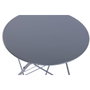 DKD Home Decor Mesa Terraza Y Jardin Gris Metal 60 x 71 x 60 cm Set de 3
