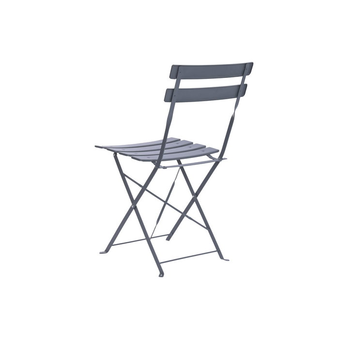 DKD Home Decor Mesa Terraza Y Jardin Gris Metal 60 x 71 x 60 cm Set de 3