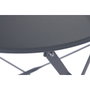 DKD Home Decor Mesa Terraza Y Jardin Gris Metal 60 x 71 x 60 cm Set de 3