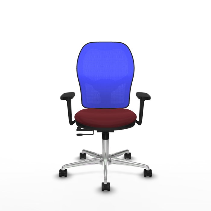 PIQUERAS Y CRESPO Silla de oficina Jorquera Granate y Azul