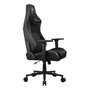 Cougar Silla Gaming Defensor Gold F CGR-DFF-GLB, Respaldo y Asiento Acolchado Tapizado en Tela Negro y Oro, Reposabrazos 4D, Para PC, Peso Usuario 120 kg
