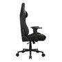 Cougar Silla Gaming Defensor Gold F CGR-DFF-GLB, Respaldo y Asiento Acolchado Tapizado en Tela Negro y Oro, Reposabrazos 4D, Para PC, Peso Usuario 120 kg