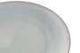 DKD Home Decor Conjunto de 6 Platos de Gres Esmaltado Azul