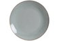 DKD Home Decor Conjunto de 6 Platos de Gres Esmaltado Azul