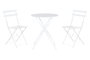 DKD Home Decor Mesa Terraza y Jardín Verde Metal 60 x 71 x 60 cm Set de 3