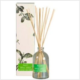 CERABELLA Ambientador Mikado Basil 100ml – Difusor de Varillas Vegetales con Frescura Mediterránea para el Hogar