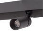 Luminaria LED Mini 5W 500Lm CRI90 4200K Carril Magnético Negro