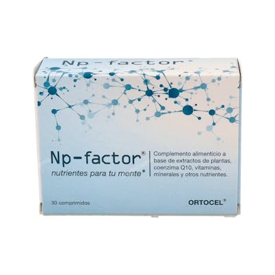 ORTOCEL NUTRI-THERAPY Np Factor 30 Comprimidos, Complemento Alimenticio para Apoyo a la Concentración, Memoria y Periodos de Estrés ORTOCEL NUTRI-THERAPY Np Factor 30 Comprimidos, Complemento Alimenticio para Apoyo a la Concentración, Memoria y Periodos de Estrés