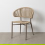 Silla Natural-Gris Pe-Aluminio Exterior 59 X 58 X 79 cm (Set de 2)