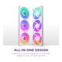 NZXT F420 RGB Core Ventilador Blanco RF-U42HF-W1