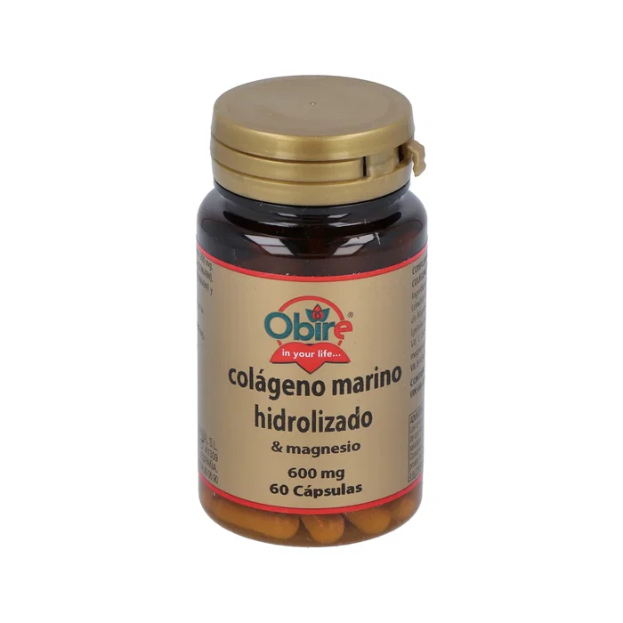 OBIRE Colágeno Marino Hidrolizado con Magnesio 60 cápsulas