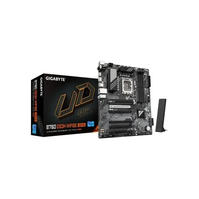 Gigabyte B760 DS3H WIFI6E GEN5 LGA 1700 ATX DDR5 Gigabyte B760 DS3H WIFI6E GEN5 LGA 1700 ATX DDR5