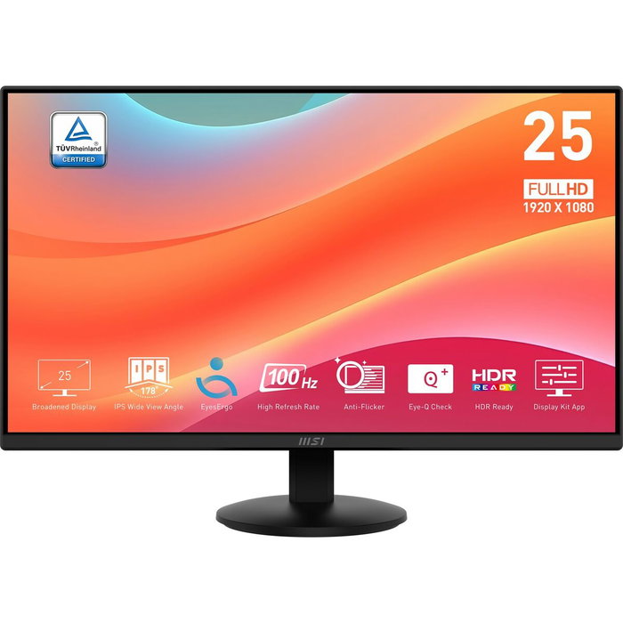 MSI PRO MP252L Monitor de 24,5'' FHD IPS 100 Hz MSI PRO MP252L Monitor de 24,5'' FHD IPS 100 Hz