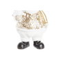 DKD Home Decor Figura de Santa Claus en Resina, Pack de 2, Dorado