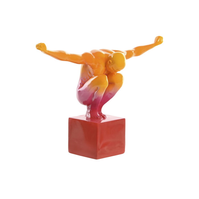DKD Home Decor Figura de Resina Atleta Multicolor DKD Home Decor Figura de Resina Atleta Multicolor