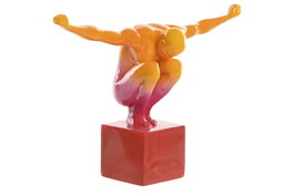 DKD Home Decor Figura de Resina Atleta Multicolor