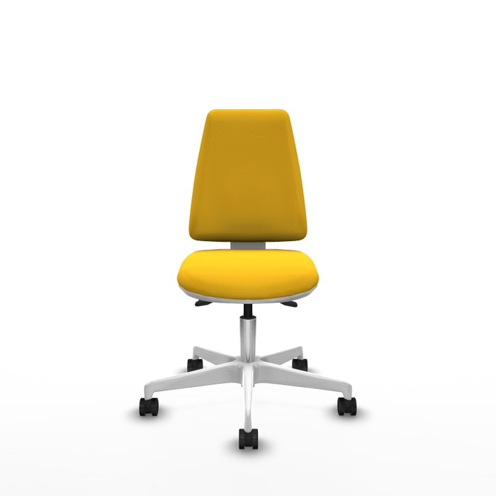 PIQUERAS Y CRESPO Silla de oficina Elche Amarillo con mecanismo Asincro