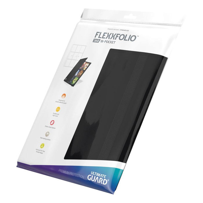 Ultimate Guard Flexxfolio 360 18-Pocket - Black Ultimate Guard Flexxfolio 360 18-Pocket - Black