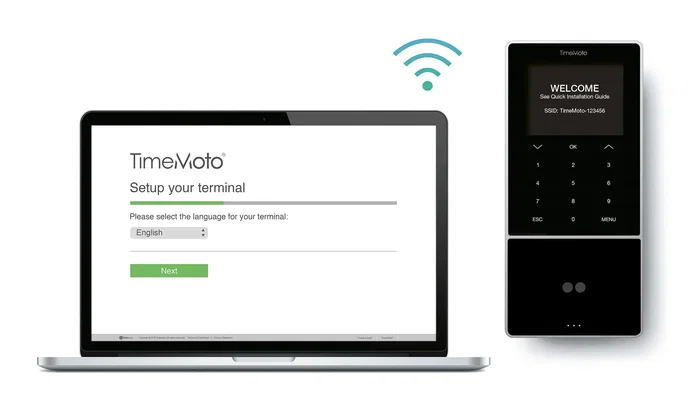 Safescan TM-838 SC Control de Presencia por Reconocimiento Facial con Pantalla TFT 3.5", Autenticación por Contraseña, Tarjeta y Ethernet para hasta 2000 Usuarios (Negro)