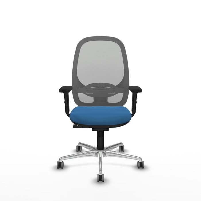 PIQUERAS Y CRESPO Silla de oficina Cilanco Azul claro y Gris